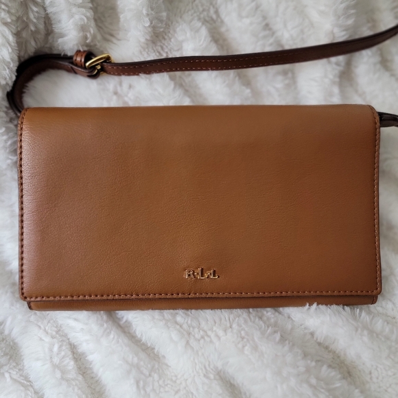 Lauren Ralph Lauren Handbags - Lauren Ralph Lauren Newbury Kaelyn Leather Wallet Crossbody
